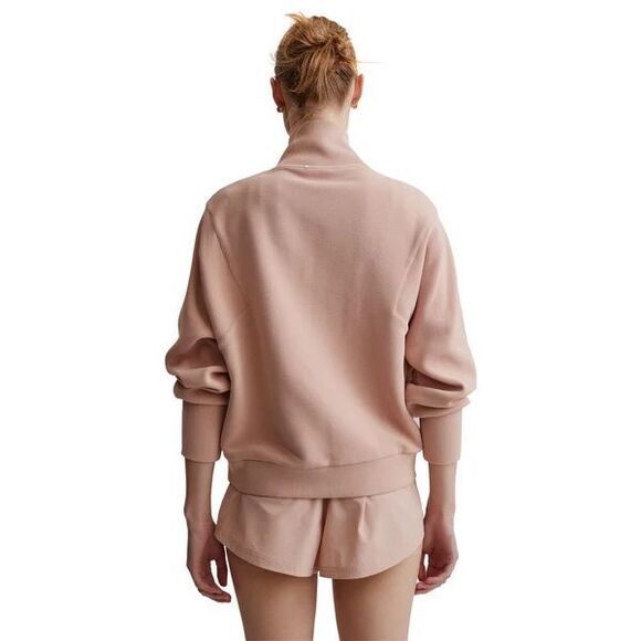 Varley Alia Zip Sweater in Rose - Picture 2 of 9
